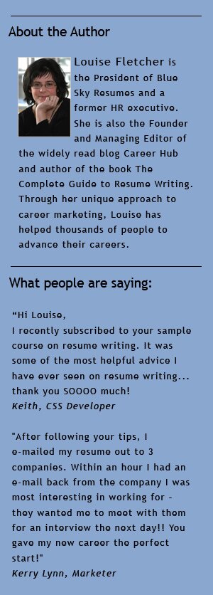 about blue sky resumes